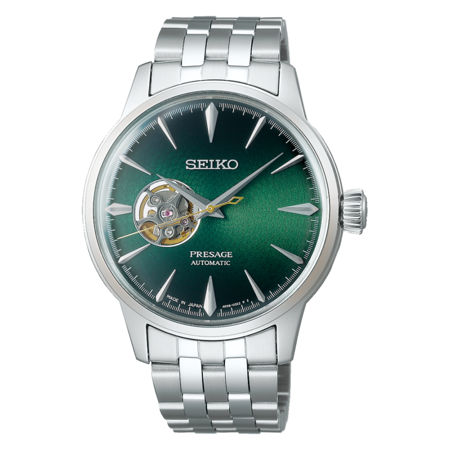 Seiko Presage Cocktail Grasshopper Automatico Open Heart SSA441J1