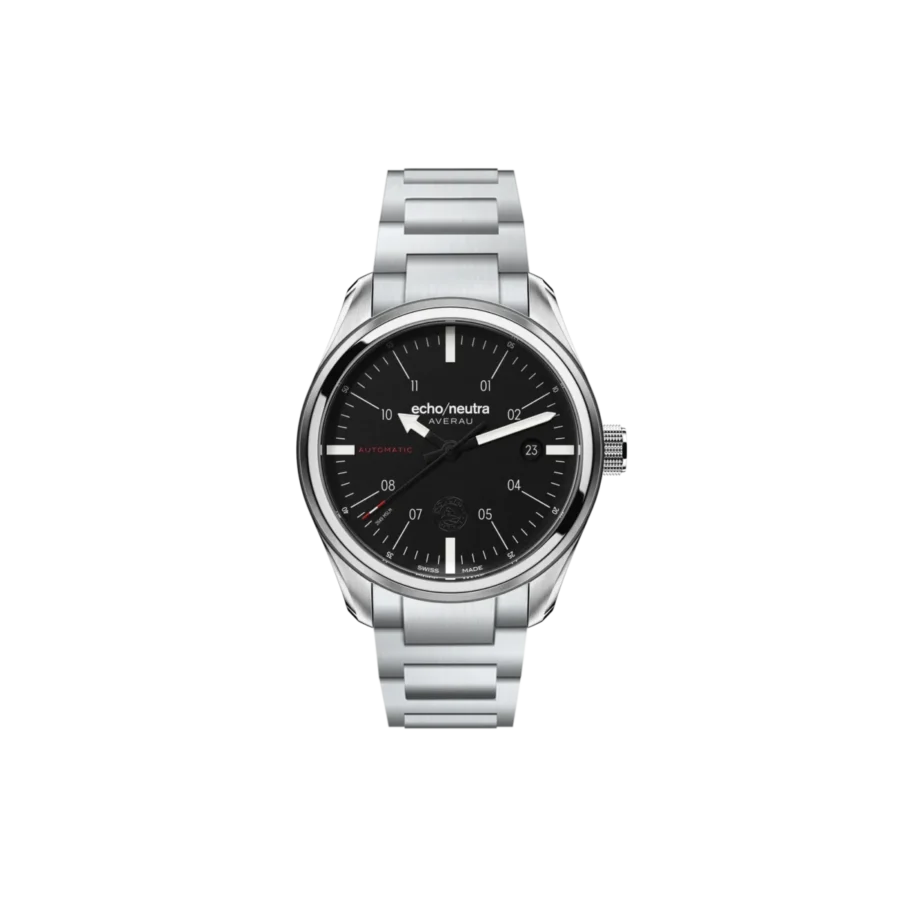 Echo/Neutra Averau 39 3H Nero Bracciale Acciaio