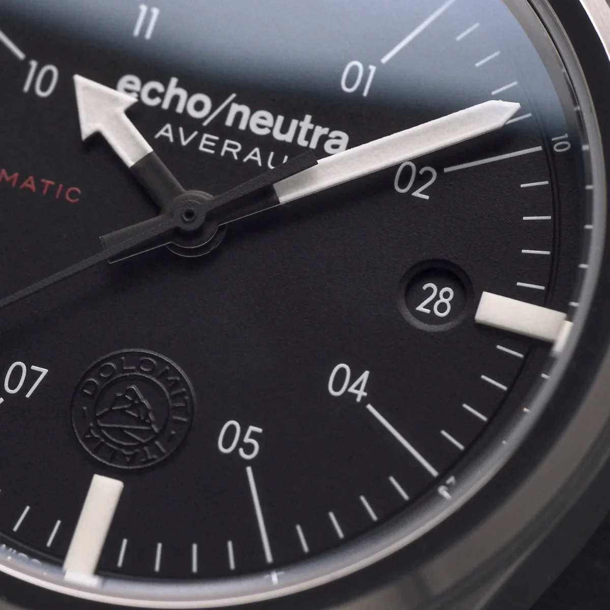 Echo/Neutra Averau 39 3H Nero Bracciale Acciaio - immagine 2