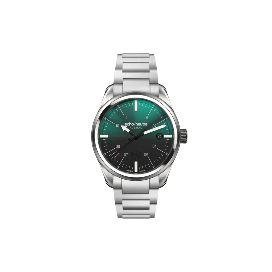 Echo/Neutra Averau 39 3H Green Degradè Bracciale Acciaio