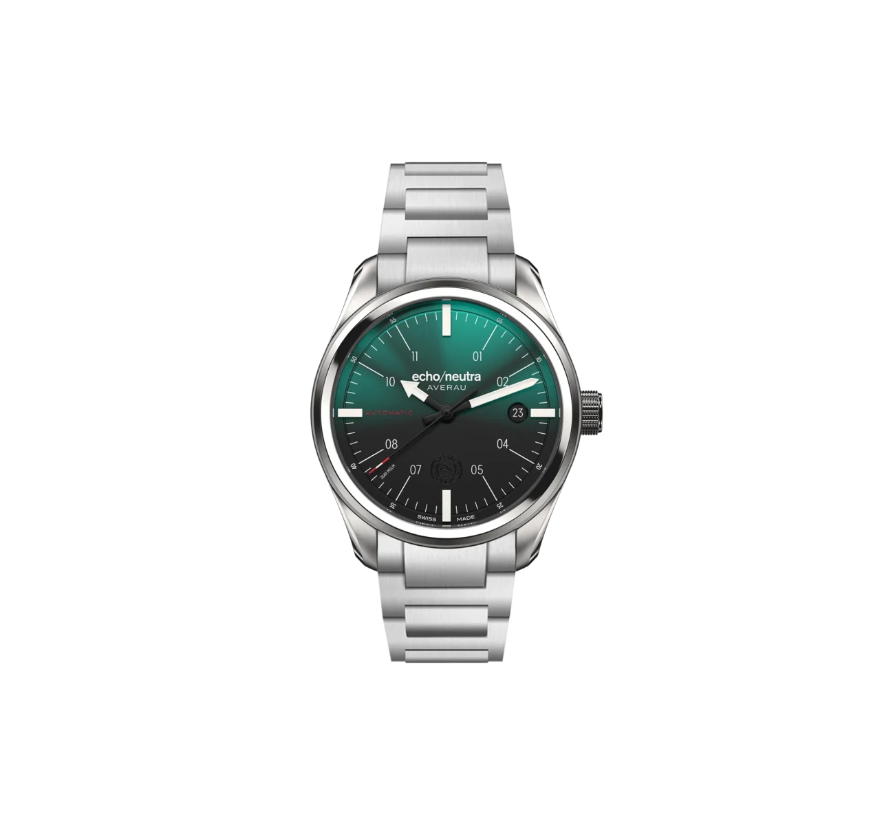 Echo/Neutra Averau 39 3H Green Degradè Bracciale Acciaio