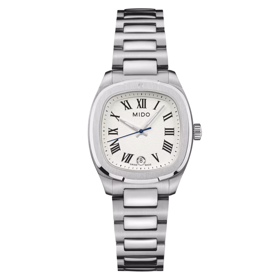 Mido Multifort TV 28 Quartz M0491101126300 orologio donna acciaio