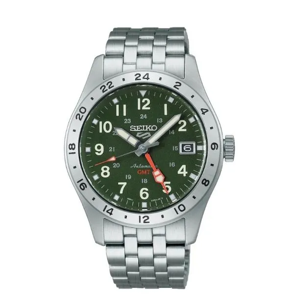 Seiko 5 Sports HDB001K1 Field GMT orologio automatico verde