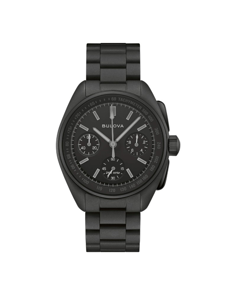 Bulova Lunar Pilot Black Hole 98A335 cronografo nero 41mm